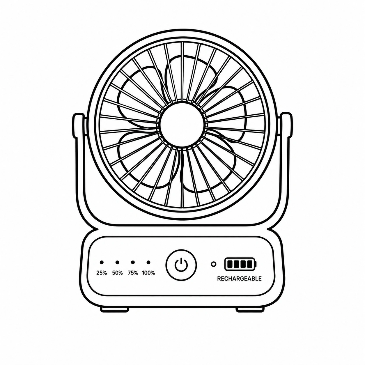 Rechargeable Fan